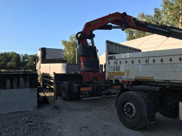 Transport HDS szamb betonowych - szybka i bezpieczna dostawa